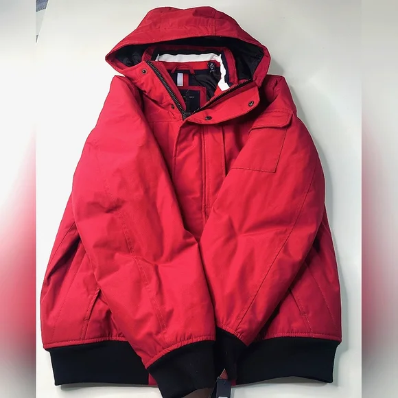 Men's Tommy Hilfiger Performance Artic Cloth Hooded Utility Jacket (M) - Picture 2 of 10